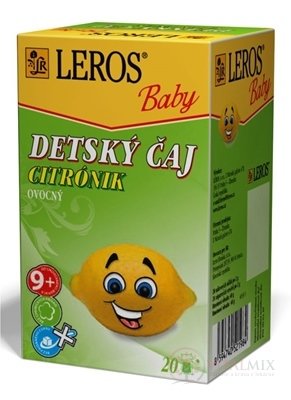 LEROS BABY DĚTSKÝ ČAJ Citroník ovocný 20x2 g (40 g)