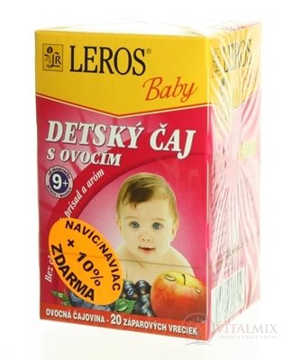 LEROS BABY DĚTSKÝ ČAJ S OVOCEM 20x2 g (40 g)
