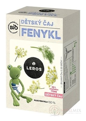 LEROS BIO DĚTSKÝ ČAJ FENYKL nálevové sáčky (od 1+ týdne) (inů. 2021) 20x1,5 g (30 g)