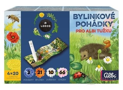 LEROS BYLINKOVÉ ROZPRÁVKY PRO ALBI TUŽKU 4 druhy čajů po 20 sáčcích, 1x1 set