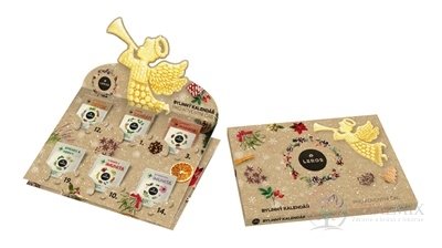 LEROS BYLINNÝ KALENDÁŘ PRO ADVENTNÍ ČAS 24 druhů čajů po 1 sáčku (37,1 g) (inov. 2022), 1x1 set