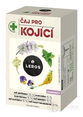 LEROS ČAJ PRO KOJÍCÍ MAMINKY nálevové sáčky (inů. 2021) 20x1,5 g (30 g)