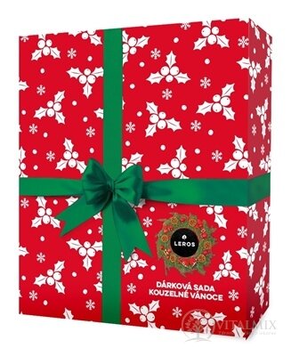 LEROS DÁRKOVÁ SADA KOUZELNÉ VÁNOCE čaj Kouzelné Vánoce 20x2 g + sirup Kouzelné Vánoce 250 ml + Koření na svařené víno 10x2 g, 1x1 set