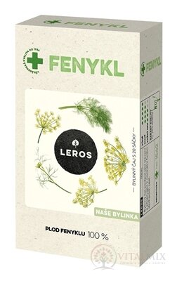 LEROS FENIKEL bylinný čaj, nálevové sáčky (inov.2021) 20x1,5 g (30 g)