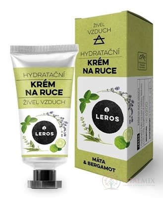 LEROS HYDRATACNÍ KREM NA RUCE ŽIVEL VZDUCH s mátou a bergamotem 1x30 ml