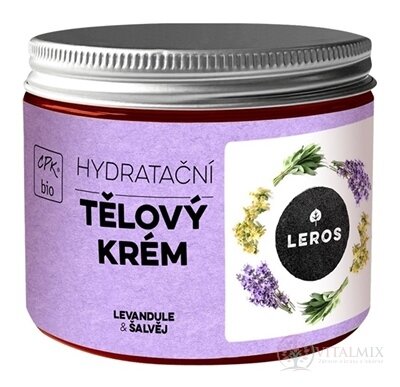 LEROS HYDRATAČNÍ TĚLOVÝ KRÉM LEVANDULE &amp; ŠALVÍ 1x200 ml