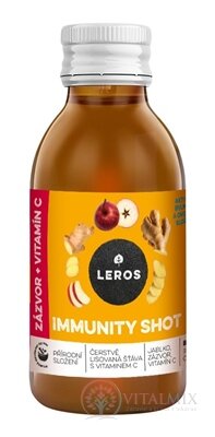 Leros Immunity SHOT ZÁZVOR+VITAMIN C šťáva 1x150 ml