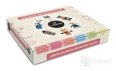LEROS KOLEKCE DĚTSKÝCH čajů 6 druhů čajů po 5 sáčků 1x30 ks + dárek míľnikové kartičky 1x10 ks (55 g), 1x1 set