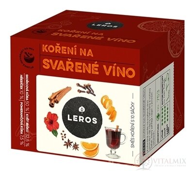 LEROS KOŘENÍ NA VAŘENÉ VÍNO směs koření, sáčky 10x2 g (20 g)