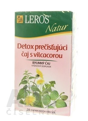 LEROS NATUR DETOX pročišťující ČAJ S vilcacory 20x1,5 g (30 g)