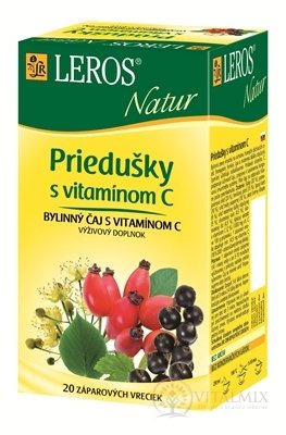 LEROS NATUR průdušky VITAMÍNEM C BYLINNÝ ČAJ 20x1,5 g (30 g)