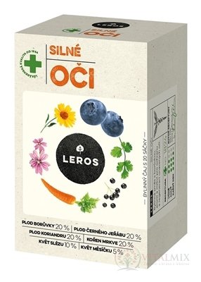 LEROS SILNÉ OČI nálevové sáčky (inů. 2021) 20x1,5 g (30 g)