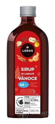 LEROS Sirup Bylinkové Vánoce 1x250 ml