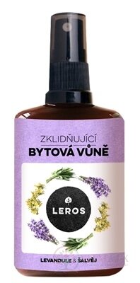 LEROS UPOKOJÍCÍ BYTOVÁ VŮNĚ LEVANDULE &amp; ŠALVÍ bytový parfém, rozprašovač 1x100 ml