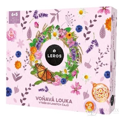 LEROS VOŇAVÁ LOUKA 6 druhů bylinných čajů po 5 sáčcích, 1x1 set