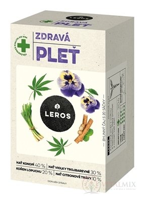 LEROS ZDRAVÁ PLEŤ nálevové sáčky (inů 2021) 20x1,5 g (30 g)
