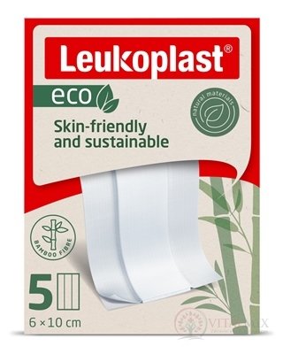 LEUKOPLAST ECO náplast na rány, 6x10 cm, 1x5 ks