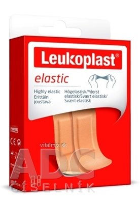 Leukoplast ELASTIC náplast na rány, 2 velikosti, 1x20 ks