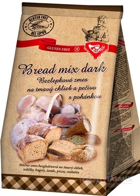 Liána Bread mix dark plv (bezlepková směs na tmavý chléb a pečivo s pohankou) 1x1000 g