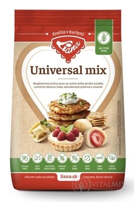 Liána Universal Mix plv (bezlepková univerzální směs na moučná jídla) 1x1000 g