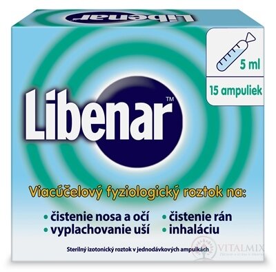 Libenar Víceúčelový fyziologický roztok roztok v ampulích 15x5 ml
