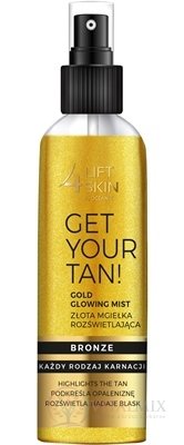 LIFT4SKIN GOLD Glowing MIST BRONZE sprej na zvýraznění opálení pokožky 1x150 ml