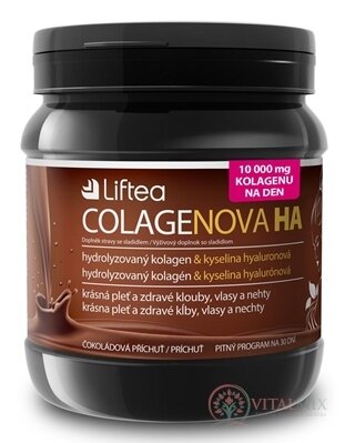 LIFTEA COLAGENOVA HA prášek na přípravu nápoje, čokoládová příchuť 1x420 g