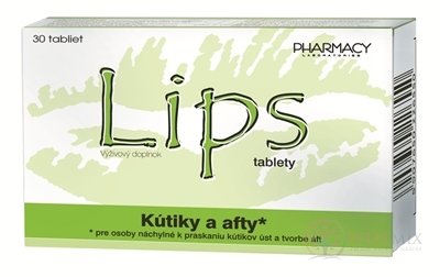 LIPS tablety koutky a afty tbl 1x30 ks