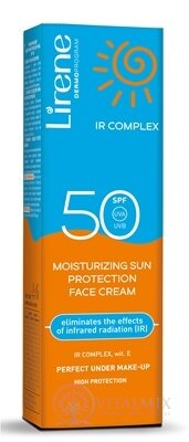 Lirene MOISTURIZING SUN SPF 50 IR complex hydratační opalovací krém na obličej 1x40 ks