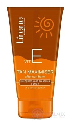 Lirene TAN MAXIMISER vit.E after sun BALM mléko po opalování s vitamínem E 1x150 ml