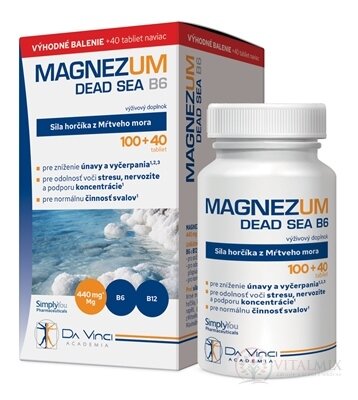 MAGNEZUM DEAD SEA - DA VINCI tbl 100+40 zdarma (140 ks)
