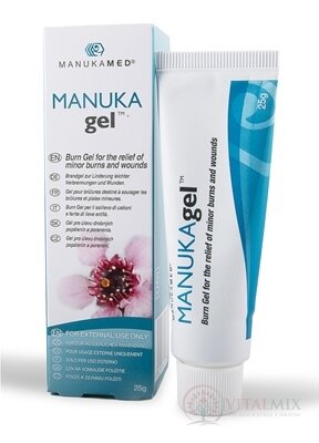 MANUKAgel gel na drobné popáleniny a poranění 1x25 g