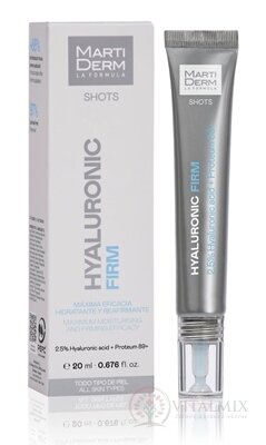 MartiDerm SHOTS HYALURONIC FIRM hydratační a zpevňující gel, pro všechny typy pleti 1x20 ml
