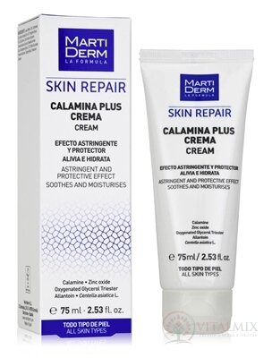 MartiDerm SKIN REPAIR CALAMINA PLUS CREAM regenerační krém, pro všechny typy pleti 1x75 ml