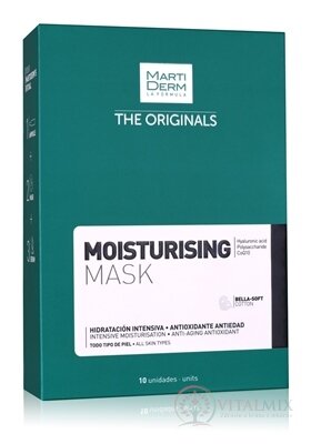 MartiDerm THE ORIGINALS MOISTURISING MASK hydratační maska 1x25 ml