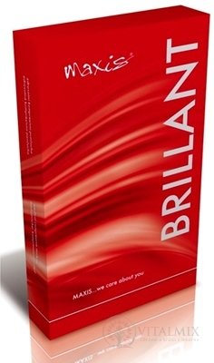 MAXIS BRILLANT KRÁTKÉ PUNČOCHY velikost 5, (II.KT), normální, se špicí, černé, 1x1 pár