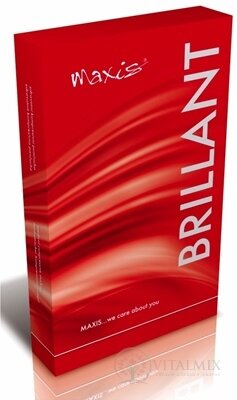 MAXIS BRILLANT STEHENNÉ PUNČUCY NEKOUZAVÉ velikost 3, (II.KT), normální, bez špice, s krajkou, bronz, 1x1 pár