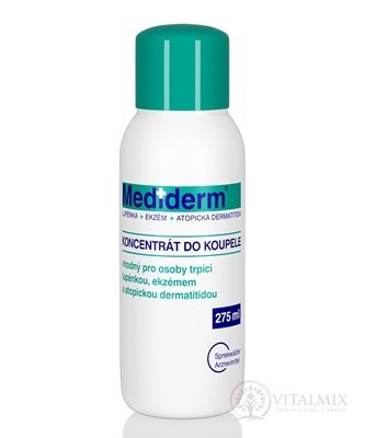 Mediderm KONCENTRÁT DO KOUPELE lupénka + ekzém + atopická dermatitida 1x275 ml