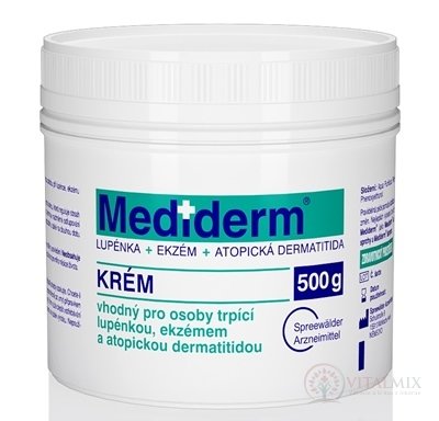 Mediderm KRÉM lupénka + ekzém + atopická dermatitida 1x500 g