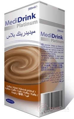 MediDrink Platinum příchuť kávová 30x200 ml