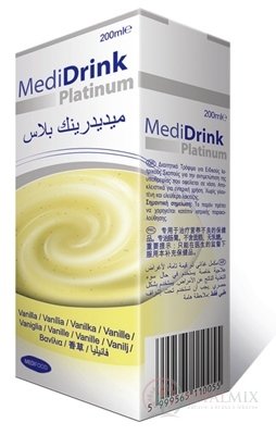 MediDrink Platinum příchuť vanilková 30x200 ml