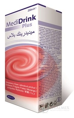 MediDrink Plus (verze 2016) jahodová příchuť 30x200 ml