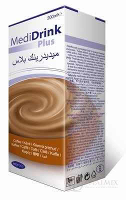 MediDrink Plus (verze 2016) kávová příchuť 30x200 ml