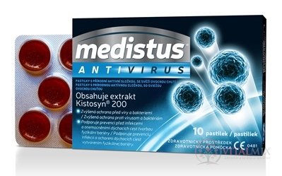 Medistus ANTIVIRUS pastilky 1x10 ks