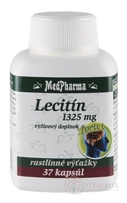MedPharma LECITIN Forte 1325 mg cps 30 + 7 zdarma (37 ks)