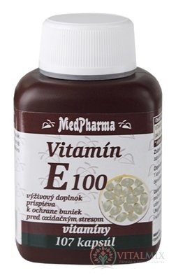 MedPharma VITAMÍN E 100 cps 100 + 7 zdarma (107 ks)