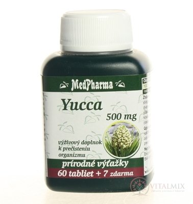 MedPharma YUCCA 500mg tbl 60 + 7 zdarma (67 ks)