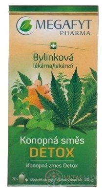 MEGAFYT Bylinková lékárna Konopná směs DETOX bylinná směs 20x1,5 g (30 g)