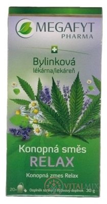 MEGAFYT Bylinková lékárna Konopná směs RELAX bylinná směs 20x1,5 g (30 g)