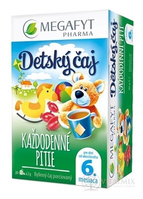 MEGAFYT Dětský čaj KAŽDODENNÍ PITÍ bylinný čaj porcovaný (od ukonč. 6. měsíce) 20x2 g (40 g)